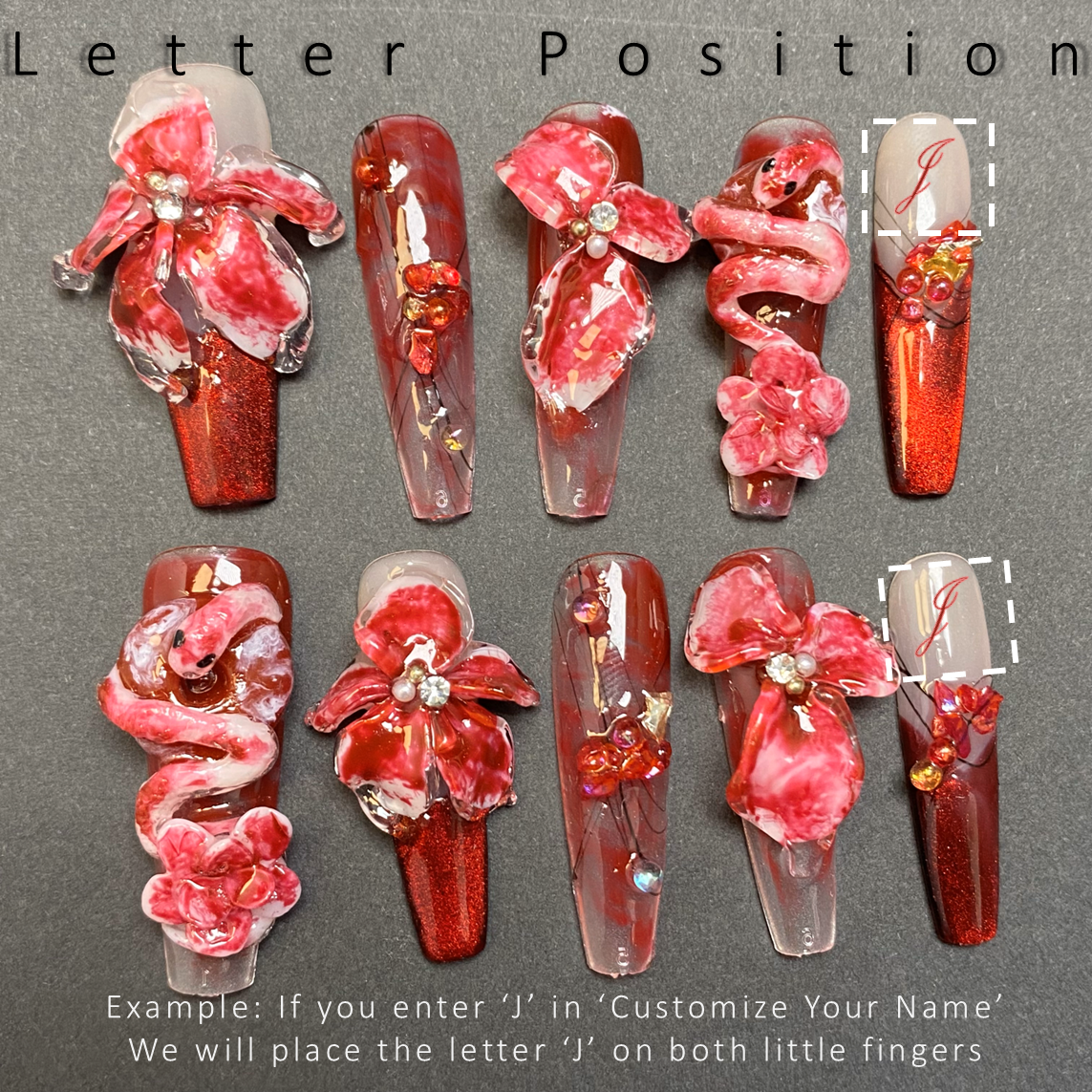 Vermilion Serpent Bloom